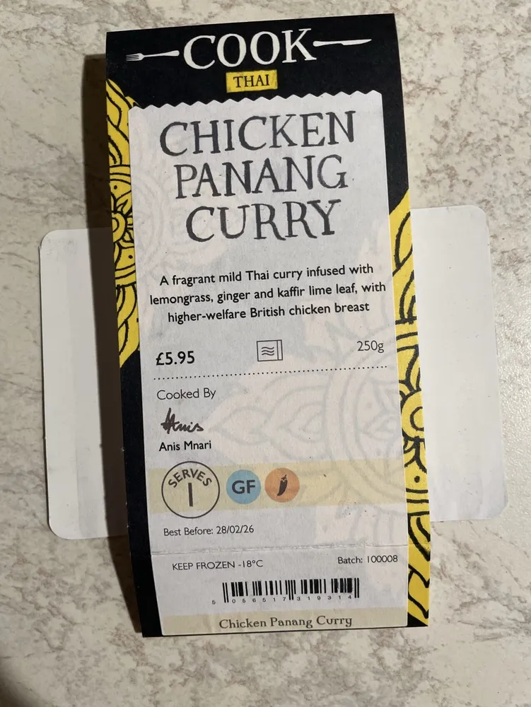 Chicken Panang Curry