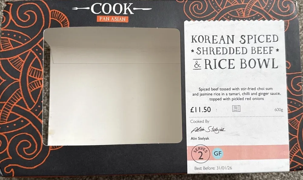 Korean Spiced Shredded Beef & Rice