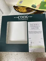 Salmon And Aspargus Gratin