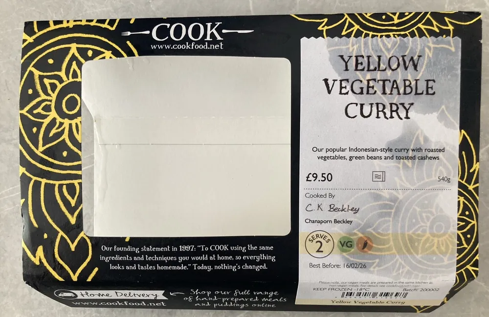 Yellow Vegetable Curry