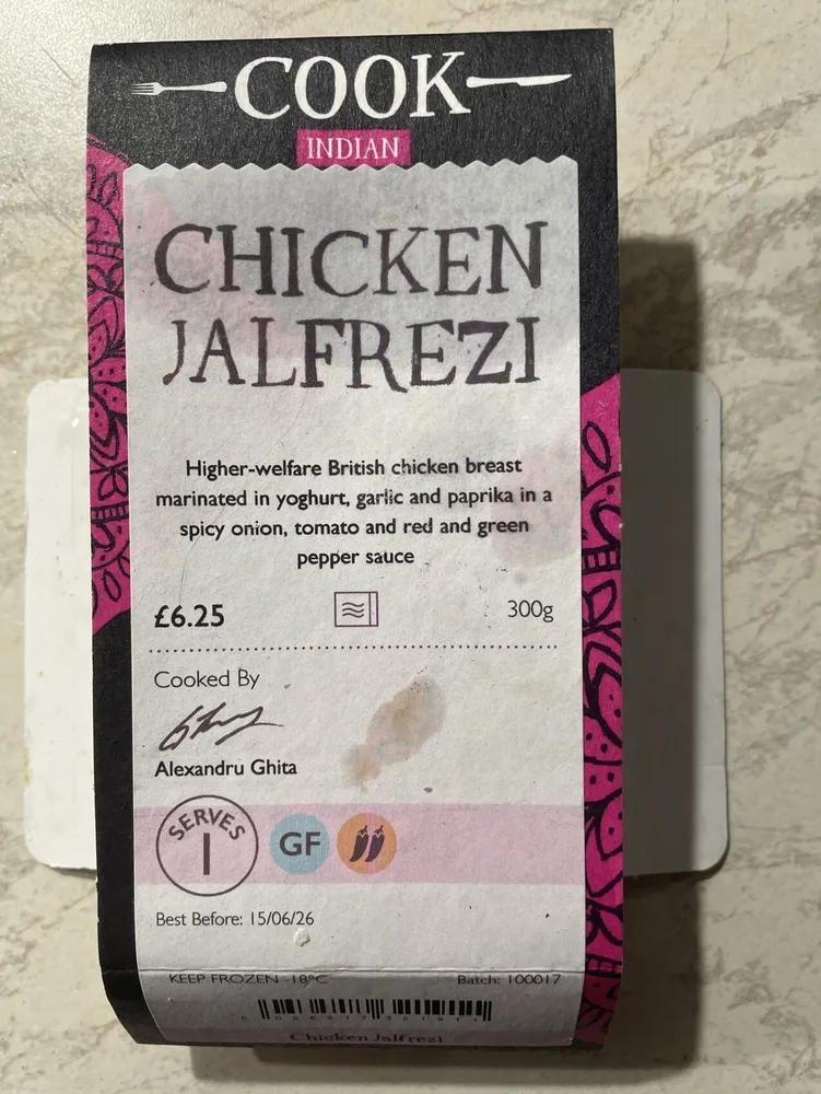 Chicken Jalfrezi