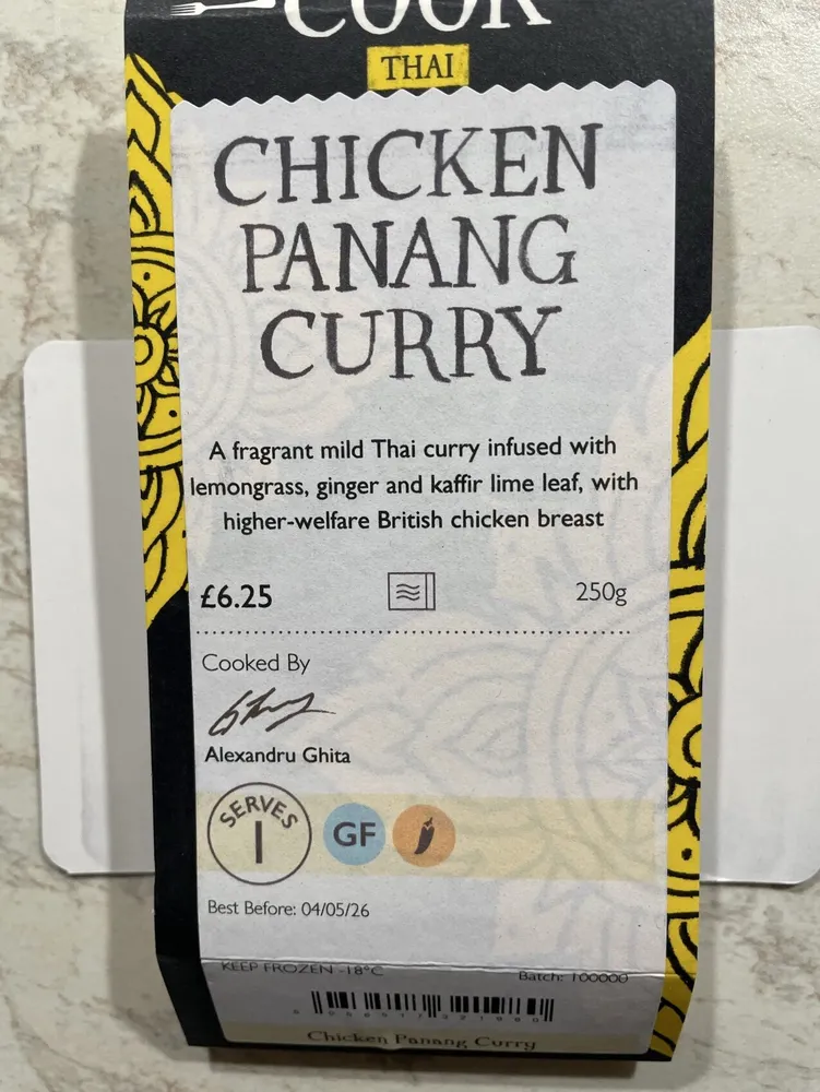 Chicken Panang Curry
