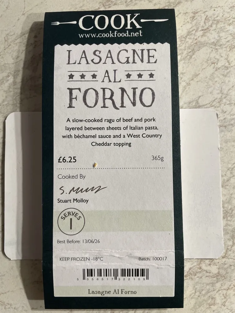 Lasagne Al Forno