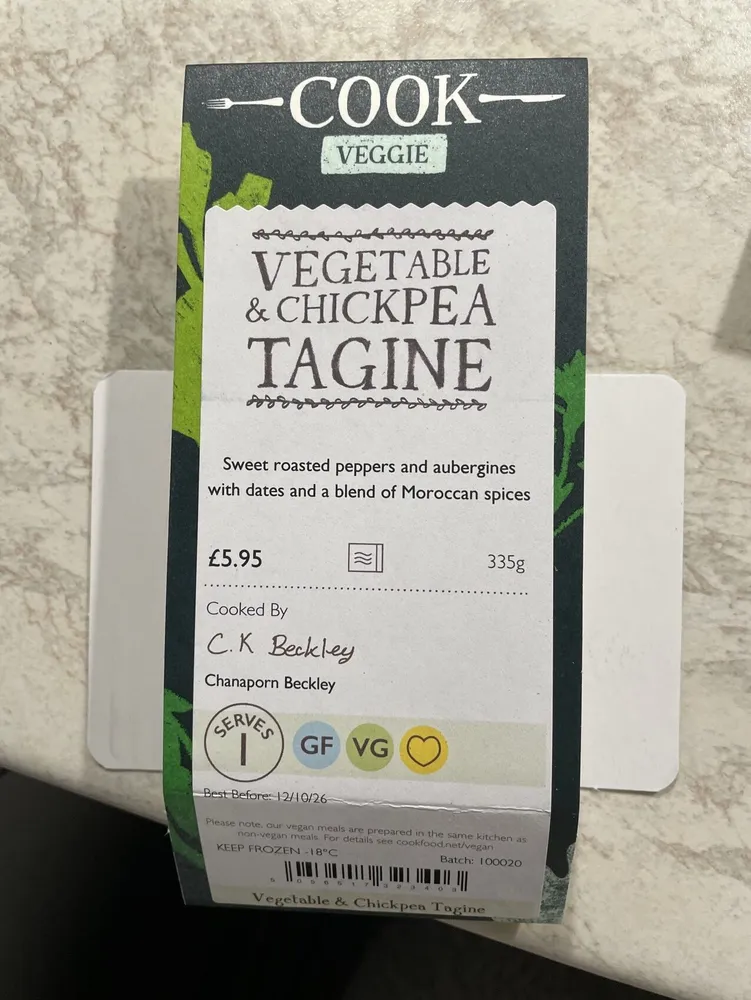 Vegetable & Chickpea Tagine