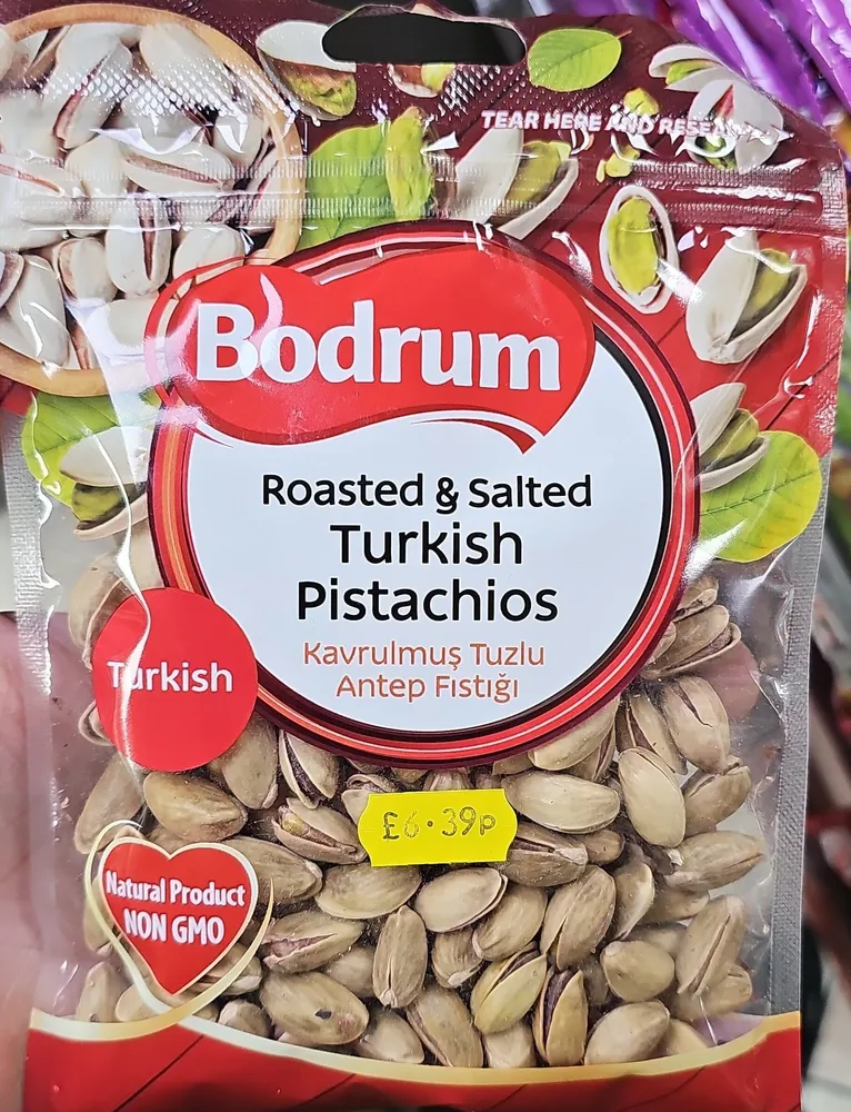 bodrum roasted salted turkish pistachio