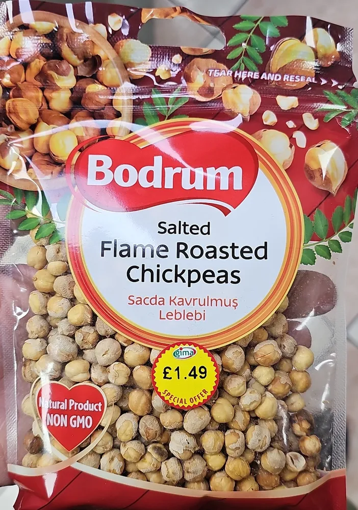 bodrum Salted Flame Roasted Chickpeas