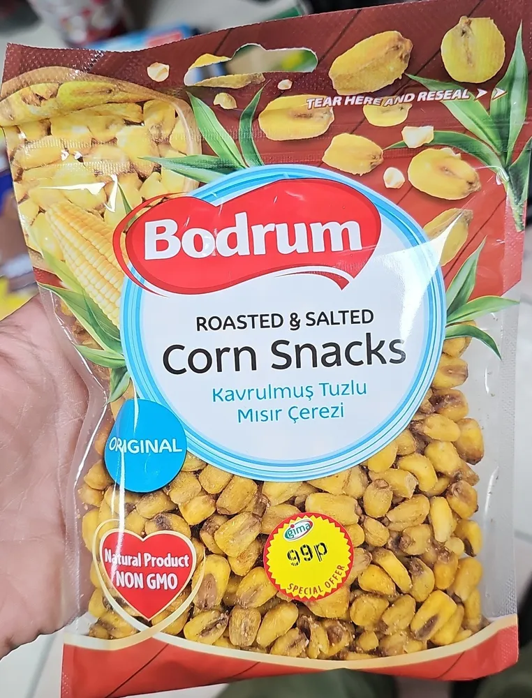 bodrum roasted salted corn snacks