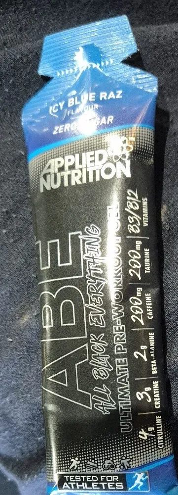ABE PREWORKOUT GEL RASBERRY FLAVOUR