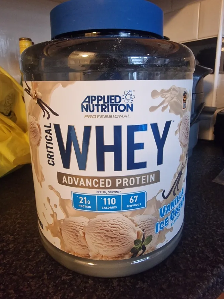 Critical Whey Vanilla Ice Cream