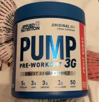 Pump pre-workout