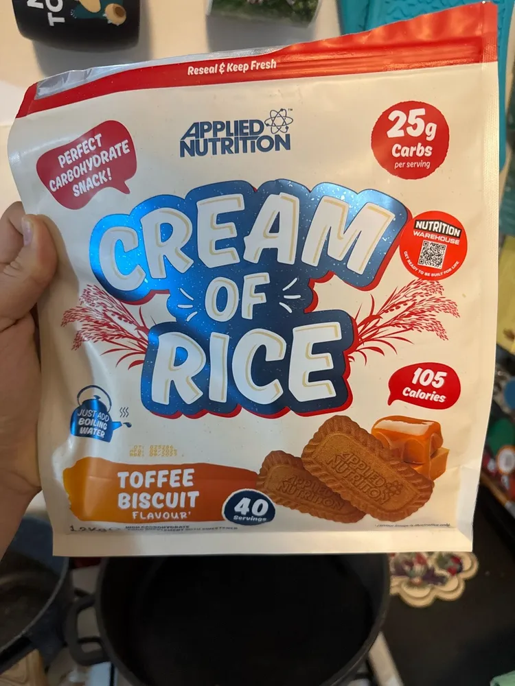 Cream Of Rice Toffee Biscuit