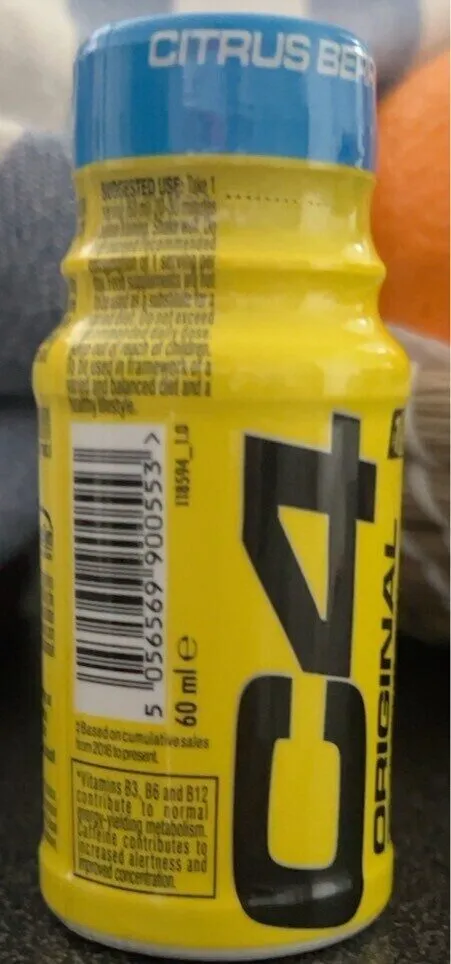 C4 pre workout citrus berry