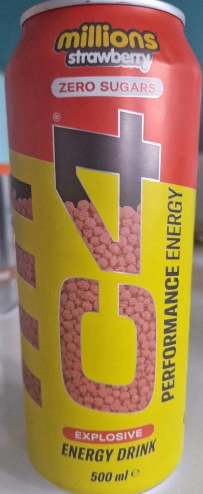 C4 Millions Strawberry Energy