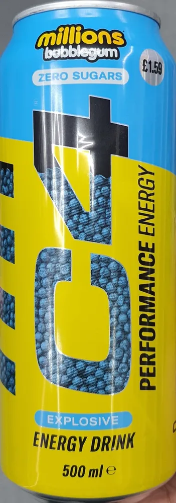 Millions Bubblegum Energy Drink