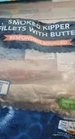 Smoked kipper fillets with butter