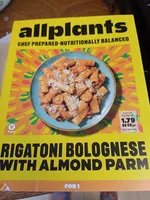 Rigatoni Bolognese with Almond Parm