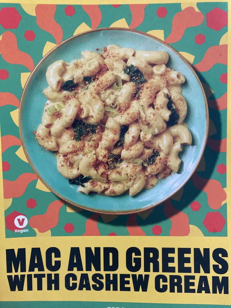 Mac And Greens With Cashew Cream