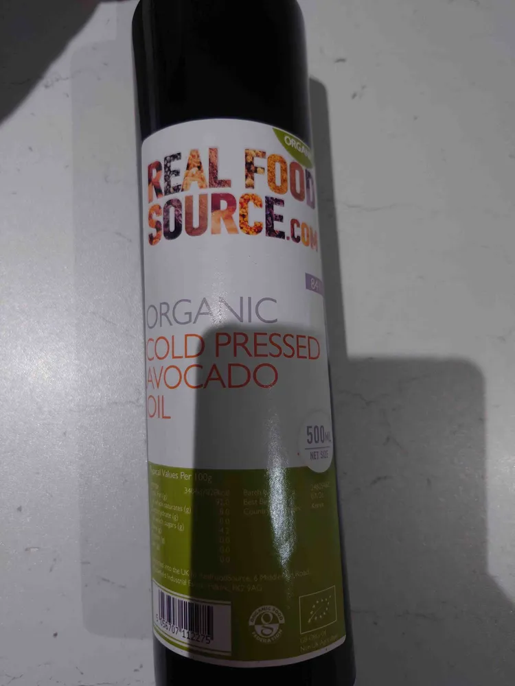 Organic Cold Pressed Avocado Oil