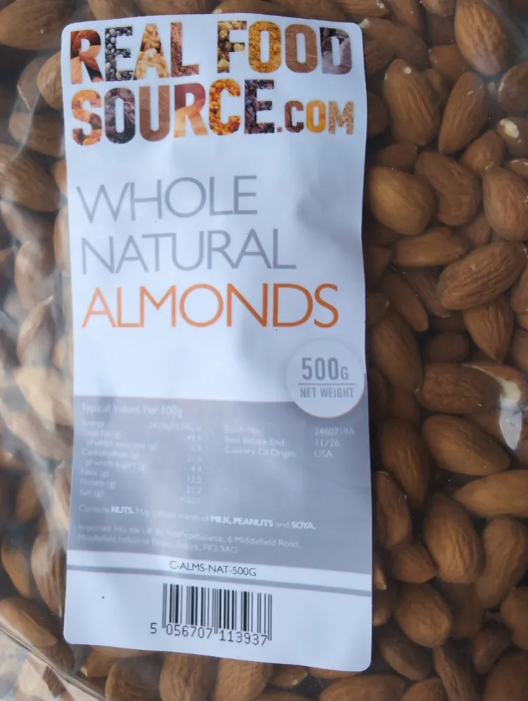 Whole Natural Almonds