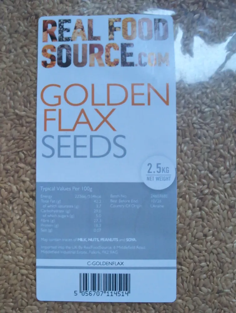 Golden flax seeds