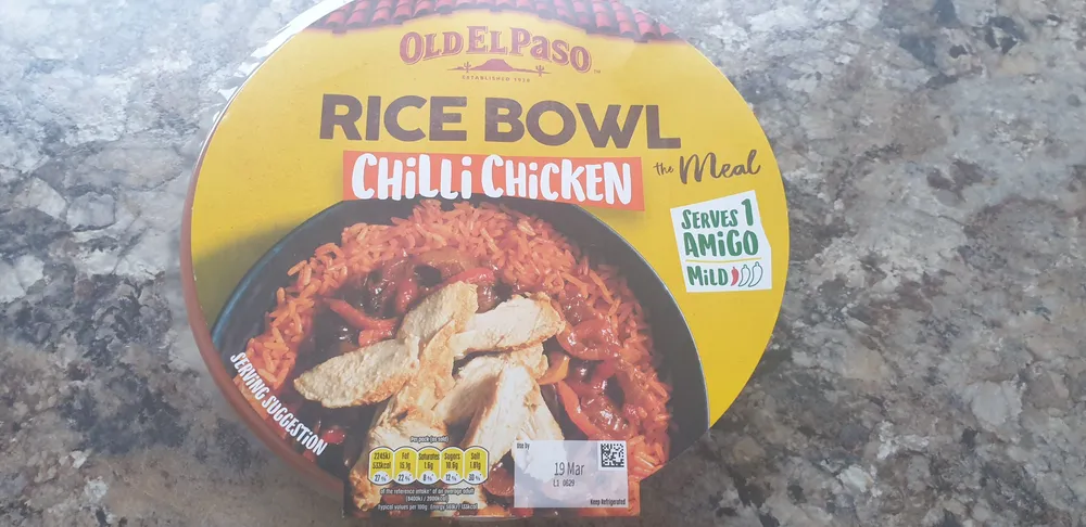 Old El Paso Rice Bowl - Chilli Chicken