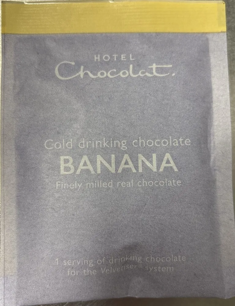 HOTEL Chocolat Cold drinking chocolate BANANA Fine