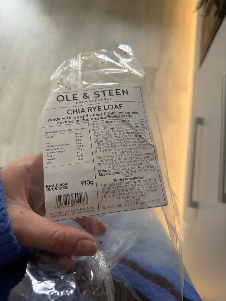 Chia Rye Loaf