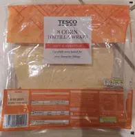Corn tortilla wrap