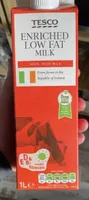 Enriched low fat milk