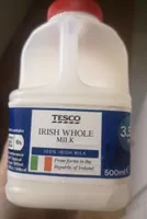Irish Whole milk