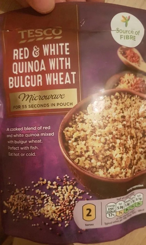 Red & White Quinoa with Bulgur Wheat