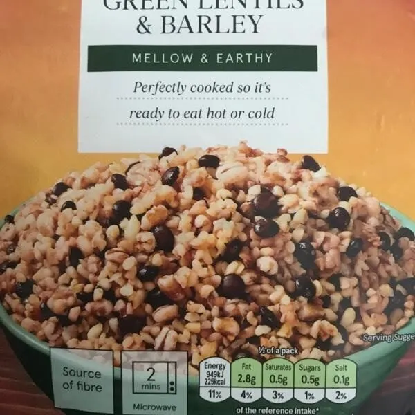 BULGUR WHEAT, GREEN LENTILS & BARLEY
