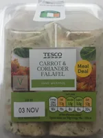 Carrot & Coriander Falafel Wrap