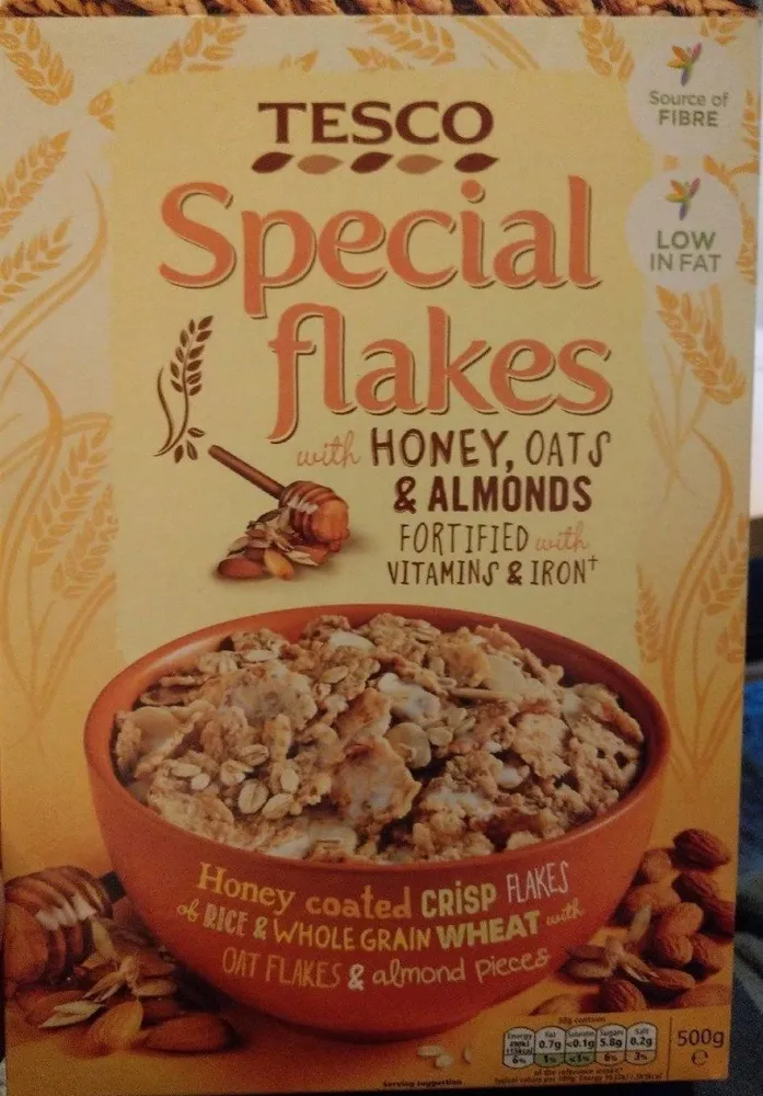 Special Flakes with Honey, oats and almonds