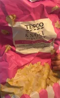 TESCO SWEET & SALTY POPCORN LIGHT & CRUNCHY Butter