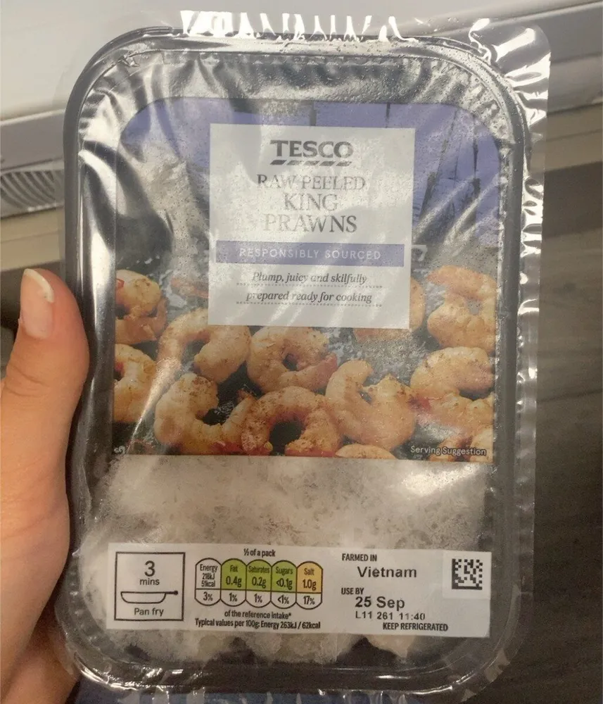 Raw Peeled King Prawns