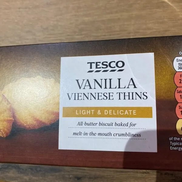 Vanilla thins