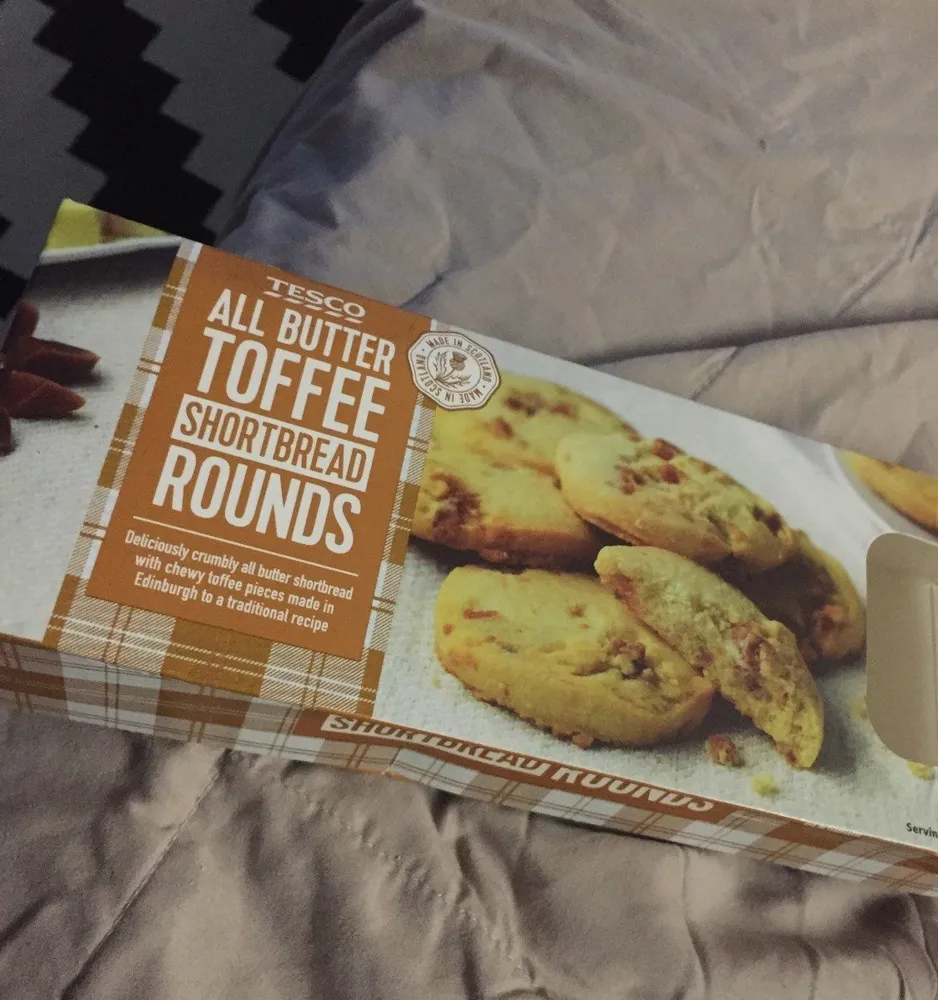 All butter toffee shortbread round