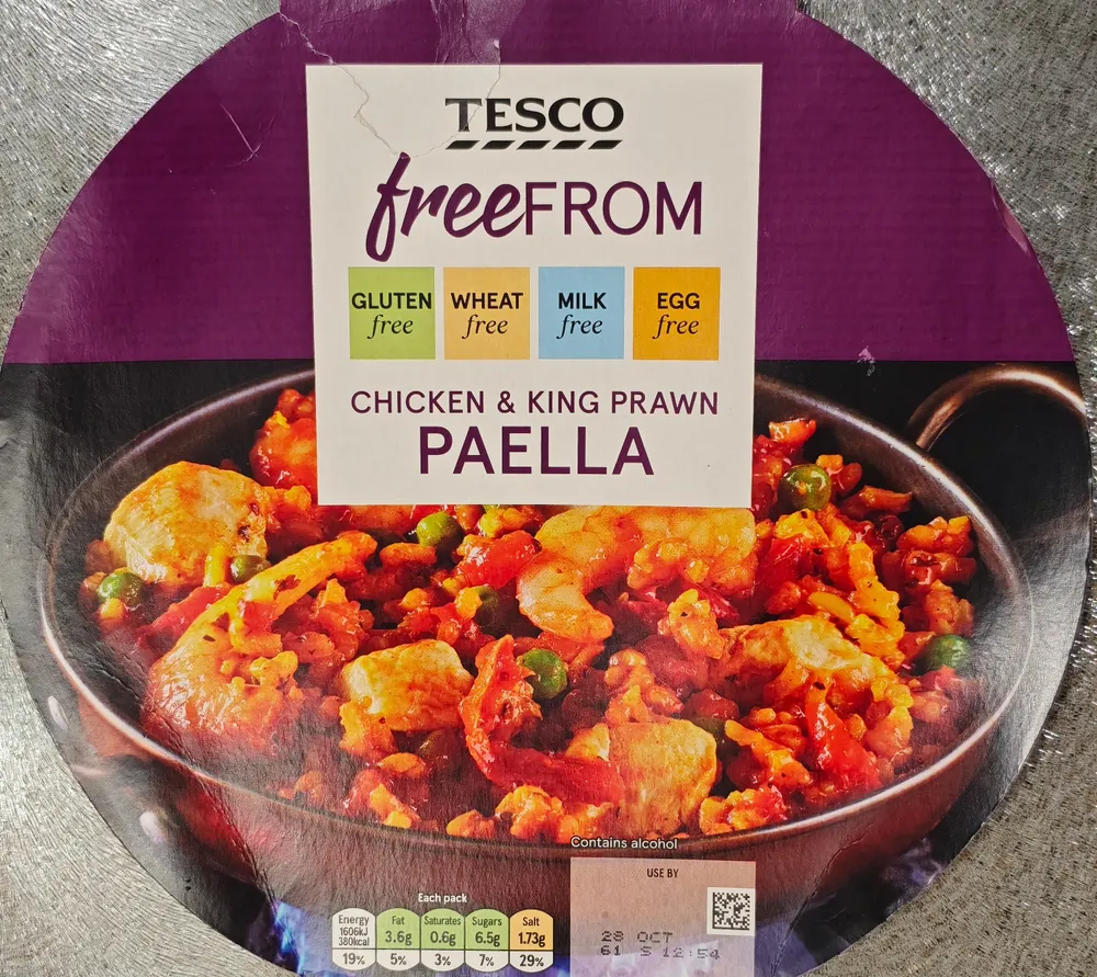 Freefrom Chicken & King Prawn Paella