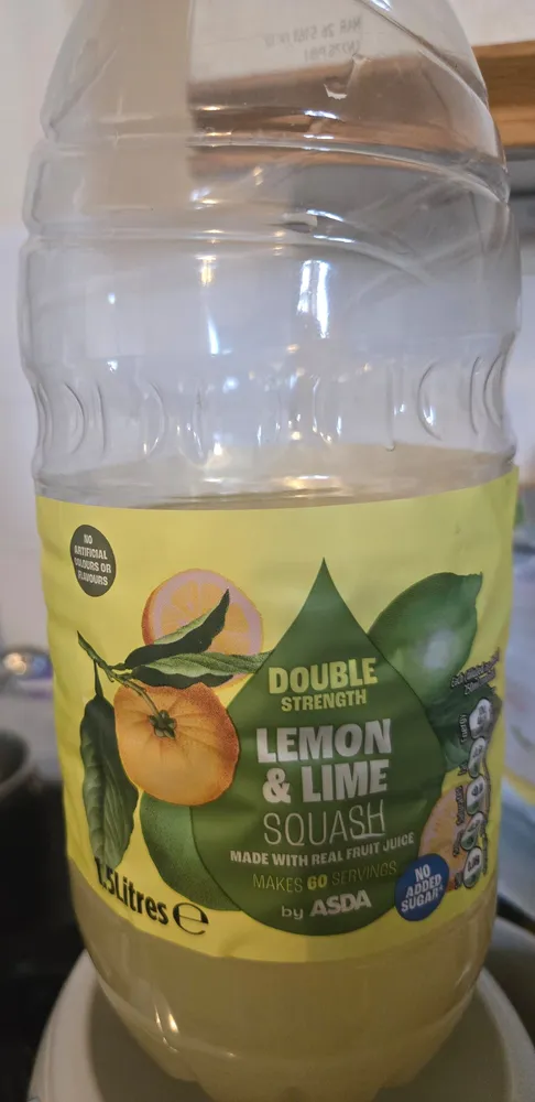 Double Strength Lemon & Lime squash