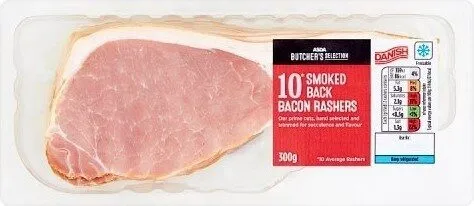 Butcher's Selection Smoked Back Bacon Rashers