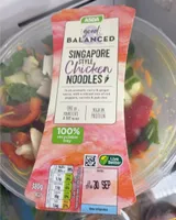 Singapore chicken noodles