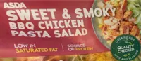 Sweet and smoky bbq chicken pasta salad