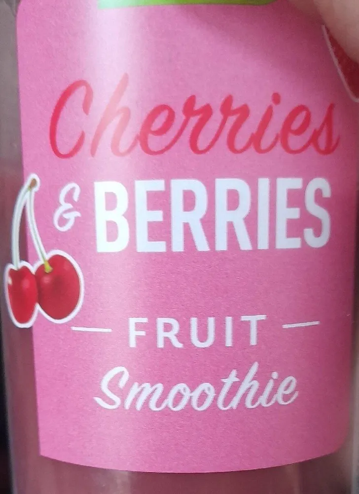Cherries and Berries fruit smoothie