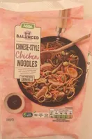 Chinese style chicken noodles