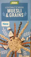 Coconut ans seeds muesli and grains