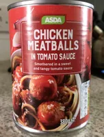 Chicken meatballs in tomato sauce