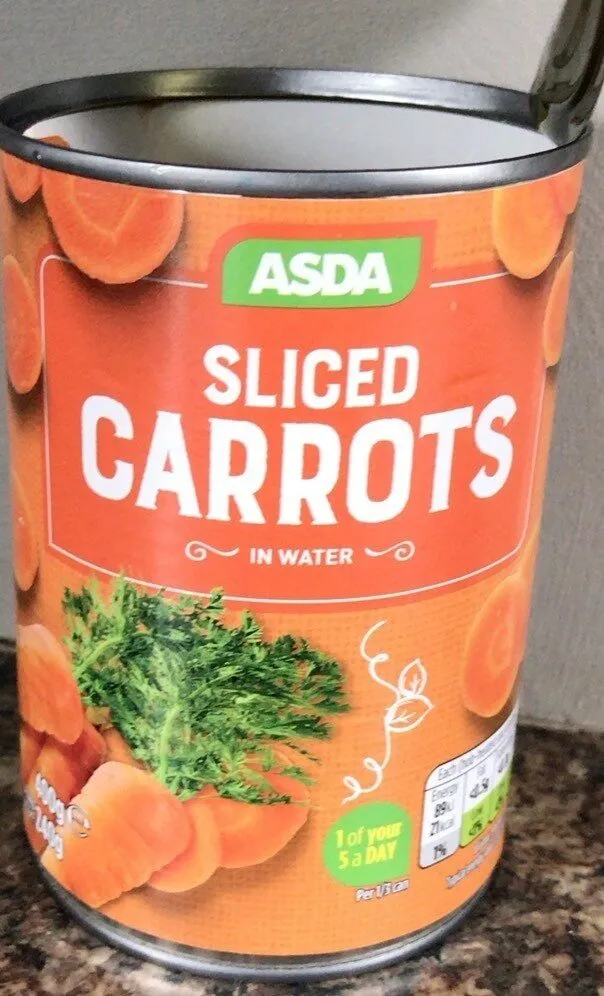 sliced carrots