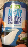 Reduced salt mest gravy granules