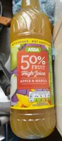 50% fruit high juice apple and mango